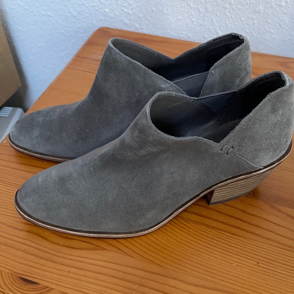 New grey Vince camuto booties, 2” heel
